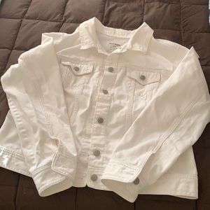 Old Navy White Denim Jacket